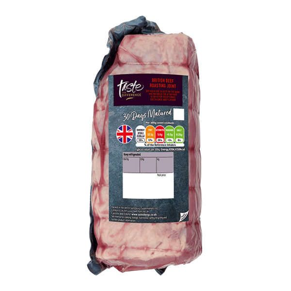 Matured 2/1 Thin Cut Sirloin Steak 900g